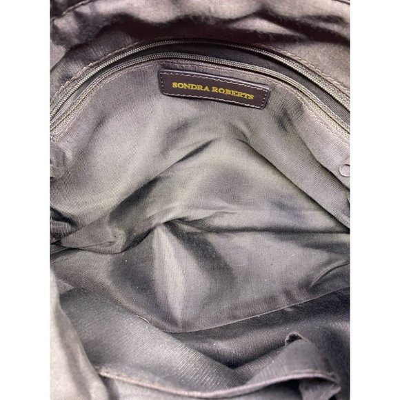 Sondra Roberts Brown Leather Handbag - Picture 13 of 16